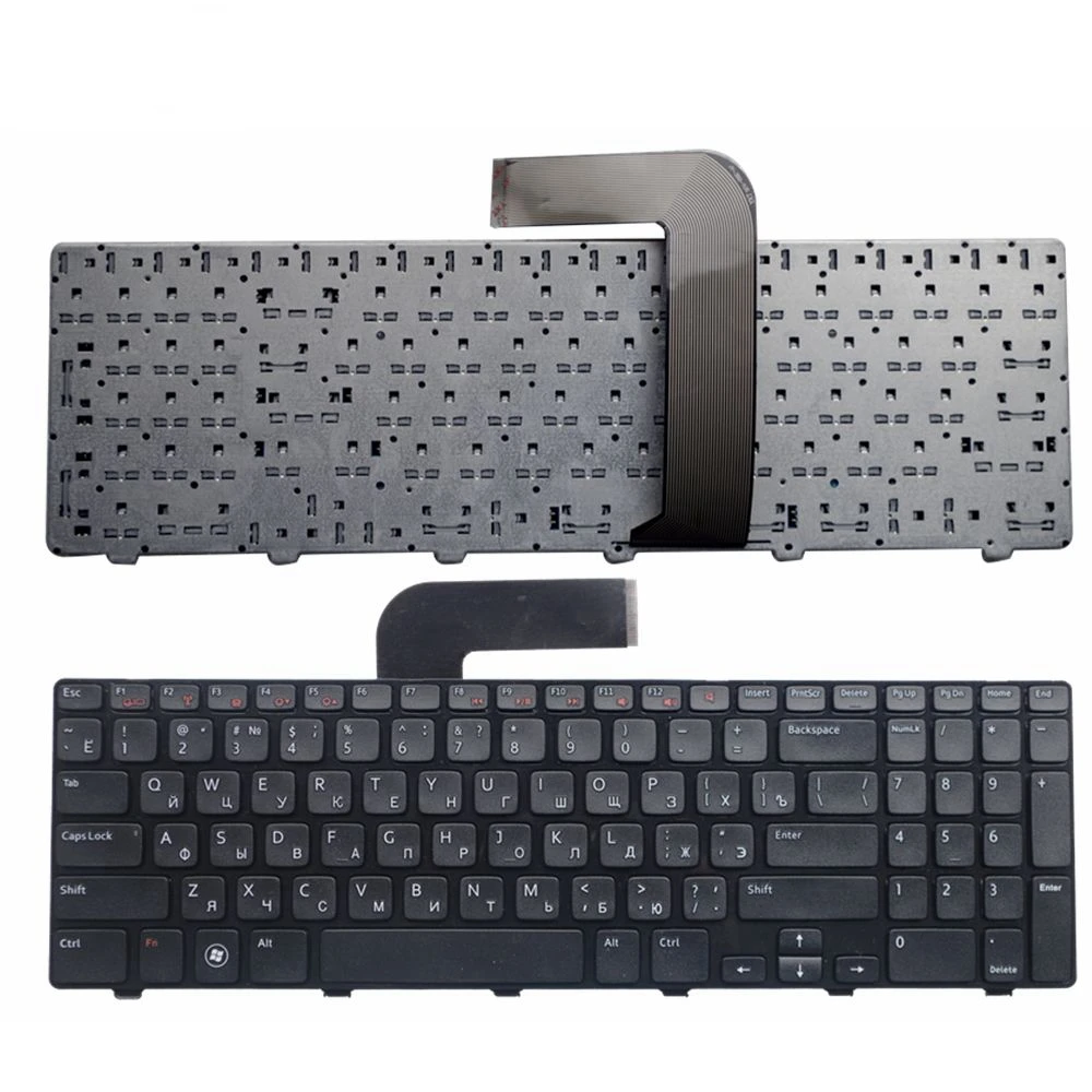 Laptop Keyboard for Dell Inspiron 15R Ins15RD-2528 2728 2428 M501Z M5110 M511R N5110 NEW RU layout black RUSSIAN keyboard | Компьютеры и