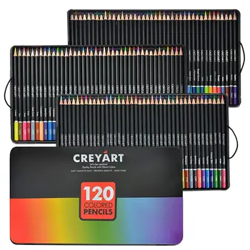 

120pics Colored Pencil Penset with Collecting Box Professional with High Chromaticity Economic Material Benefit