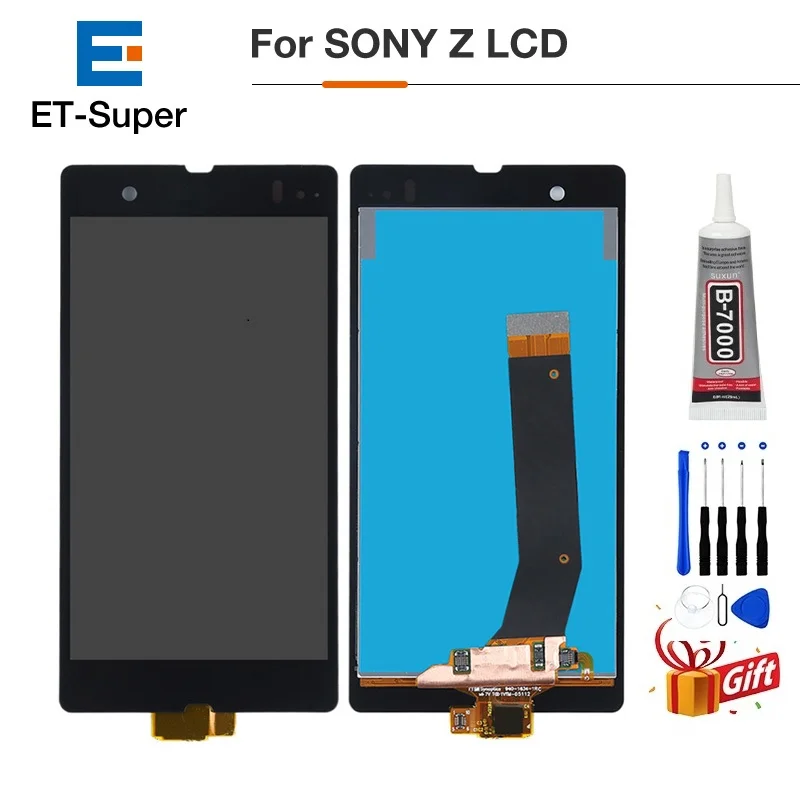 Дисплей IPS для SONY Xperia Z ЖК-дисплей с сенсорным экраном дигитайзер в сборе сменная