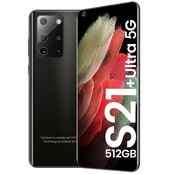 Galay s21 + ultra 7.2 Polegada smartphone 5800mah desbloquear versão global 4g 5g android 10.0 16mp + 32mp 12gb + 512gb celulares smartphone