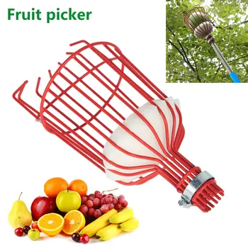 

Horticultural Garden Fruit Picker Basket Apple Pear Peach Picking Catcher Tool