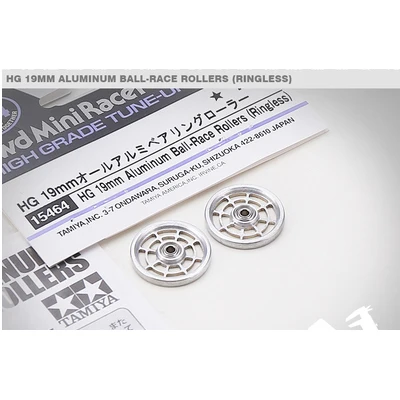 tamiya 15464 19 мм алюминиевая шариковая гоночная роликовая безкольцевая валковая, с числовым программным управлением для tamiya mini 4wd racing car 324 store - Цвет: 1 pack CNC