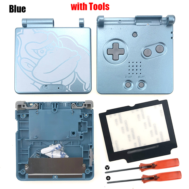 New For GBA SP Housing Shell Case Replacement Full Cover Set For Nintendo GameBoy Advance SP Accessories Dropshipping
