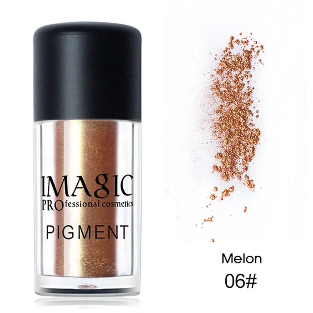 F Imagic Cosmetics Тени Для Век, цветные Тени Для макияжа, профессиональная блестящая пудра Для Век, 9 цветов, палитра Для макияжа - Цвет: F