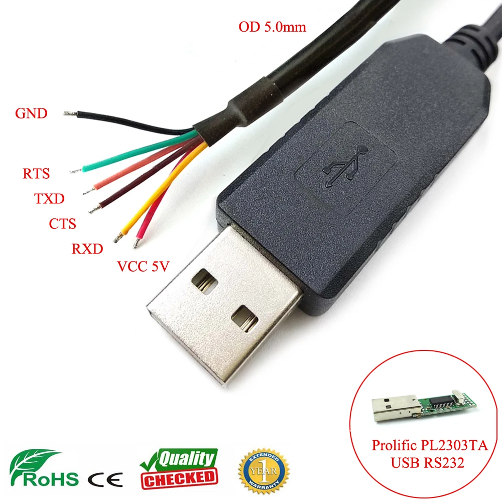 Sinforcin Mac Win 7/8/10 PL2303RA TA PL2303HXD Android USB-хост RS232 последовательный адаптер кабель rs232 проводной конец USB RS232 WE