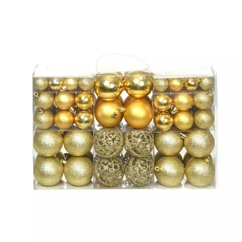 

100Pcs Christmas Tree Decor Ball Bauble Xmas Party Hanging Ball Ornament decorations for Home Christmas decorations Gift