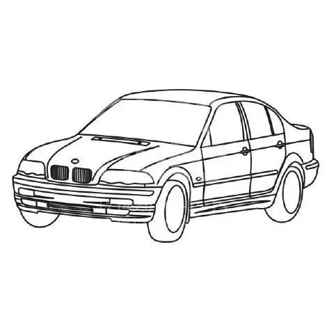 TYG Решетка в бампер правая BM99019CARN ЧЕРНАЯ