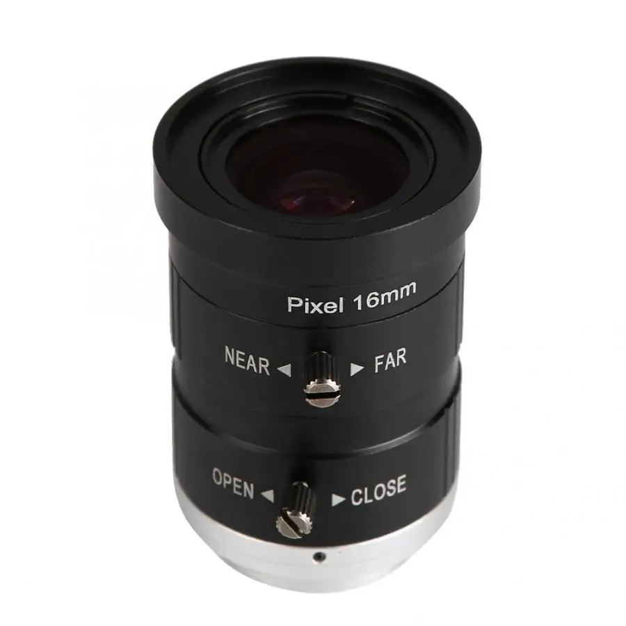 1in 8MP объектив камеры 16 мм фокусное расстояние C Mount Ручная настройка апертуры видеонаблюдения