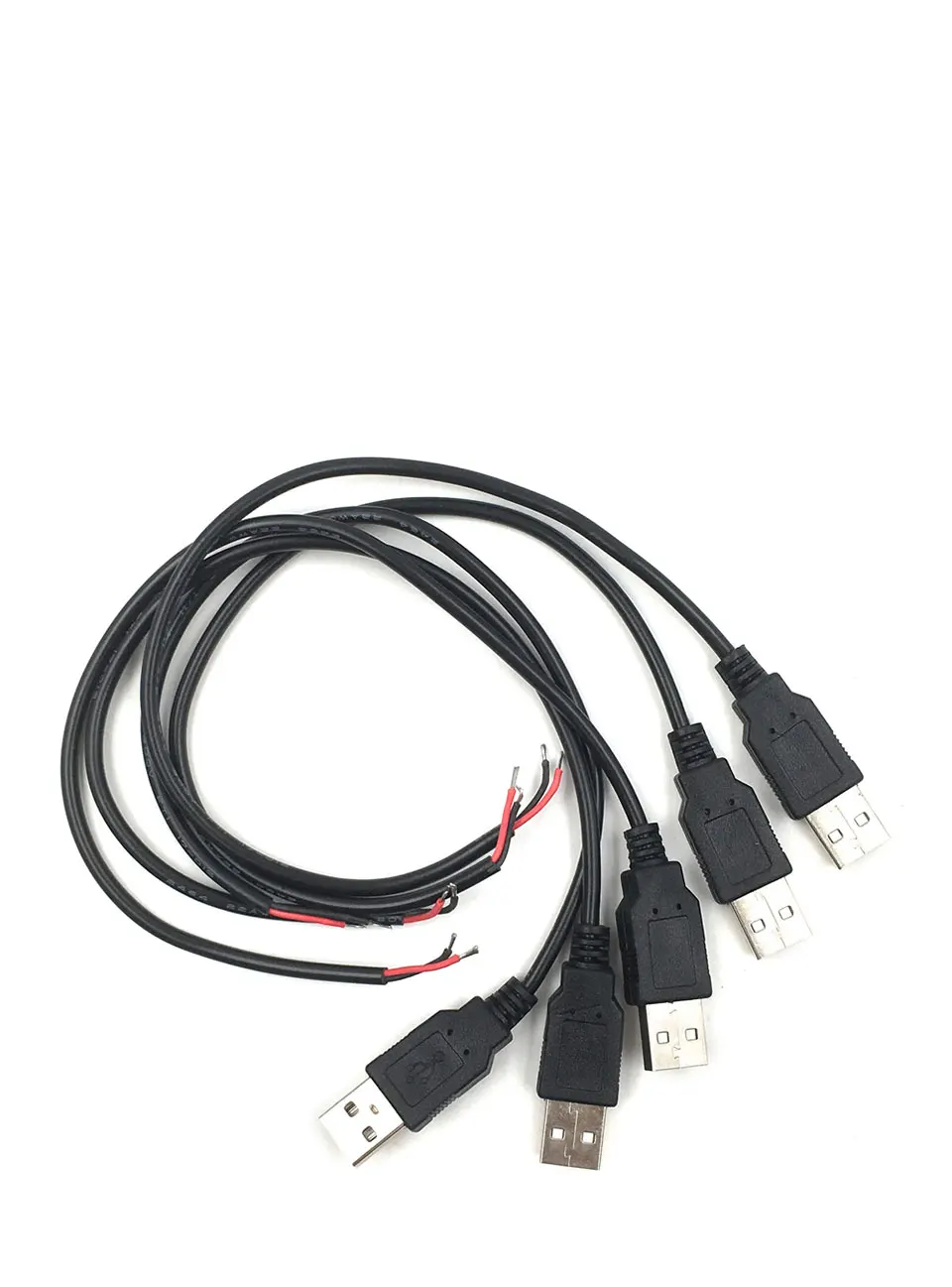 10pcslot USB Plug Socket Connetor Cable Wire for LED Strip String Lights Mobile Phone Charger Exchanging Micro USB 2.0 Adapter (7)