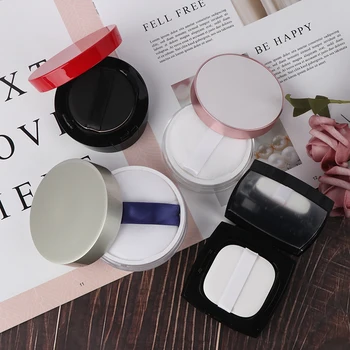 

New Portable Empty Air Cushion Puff Box Cosmetic Makeup Case Container with Powder Sponge Mirror for BB Cream Foundation