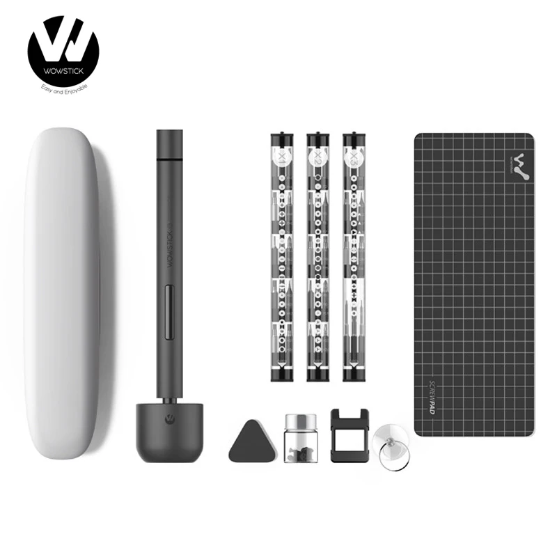 Original Youpin Wowstick 1F+ 64 In 1 Electric Screw Mi driver Cordless Lithium ion Charge LED Power Screw driver kit|Smart Remote Control| - AliExpress