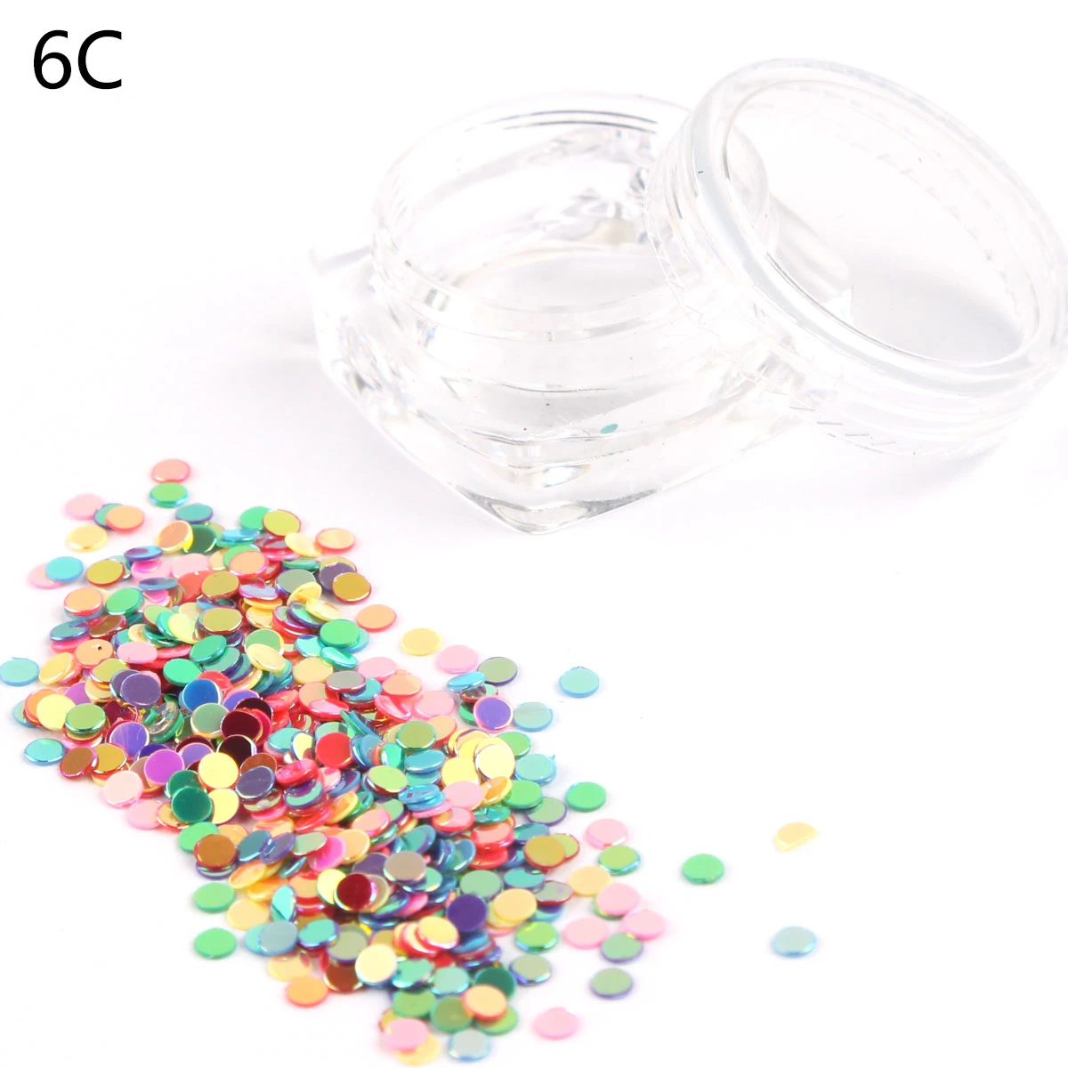 

Fashion Nail Glitter Powder Dust Glow Glossy Iridescent DIY Nail Tip Decoration Nail Art Tool Accessories