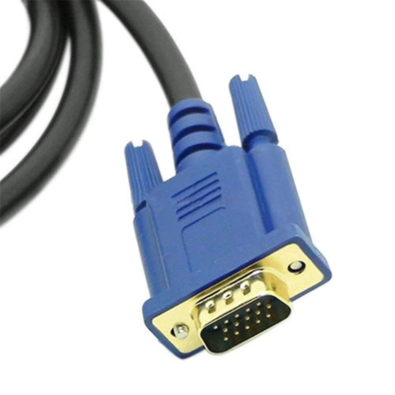 Высокоскоростной HDMI к VGA Кабель-адаптер 1080P HD позолоченный HDMI Мужской к VGA Мужской видео конвертер адаптер для HDMI оборудованной системы