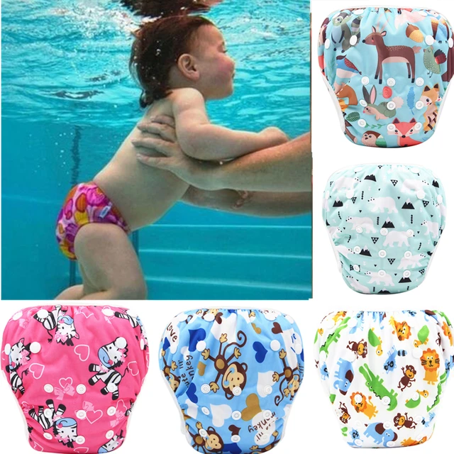 Pañales De Baño Para Bebé, Pañales De Tela Ajustables A Prueba De Agua,  Cubierta De Pañal De Natación Para Pantalones De Piscina, Pañales Lavables  Reutilizables Para Bebé 2022 - Pañales De Tela - AliExpress