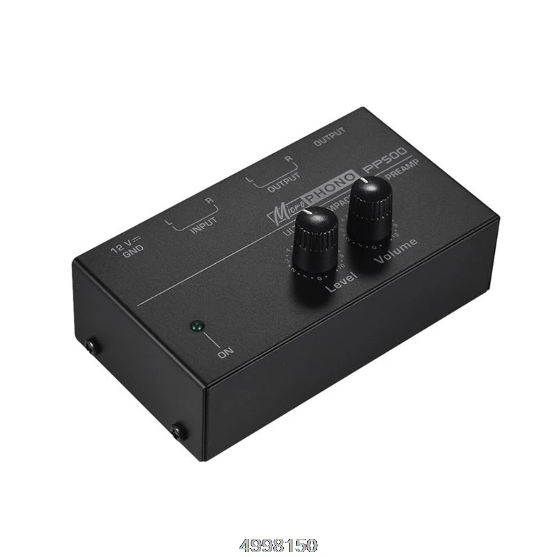 PP500 Phono предусилитель с регулятором громкости уровня для винилового проигрывателя LP