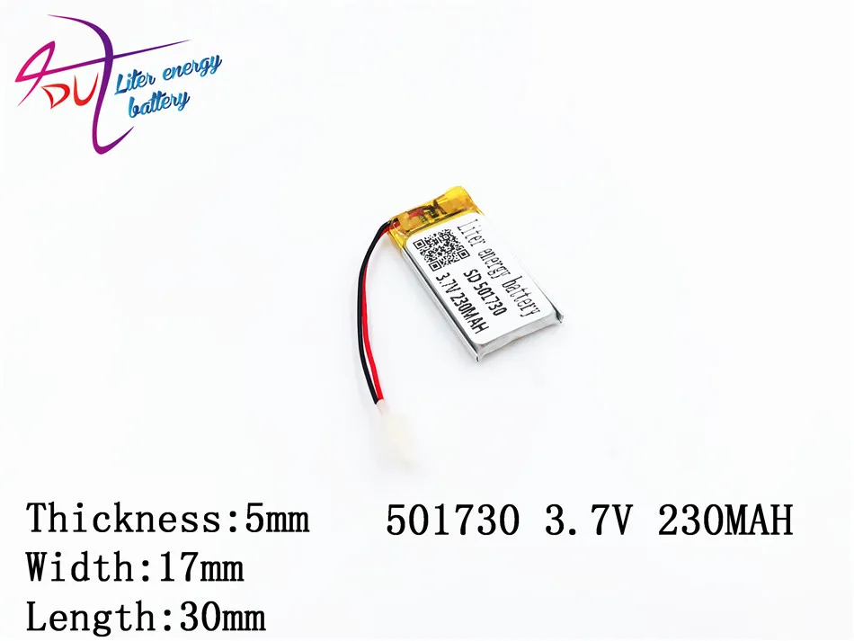 5psc Размер 501730 501530 3 7 v 230mah литий полимерный аккумулятор с платой для Mp3 Mp4 Mp5 Gps