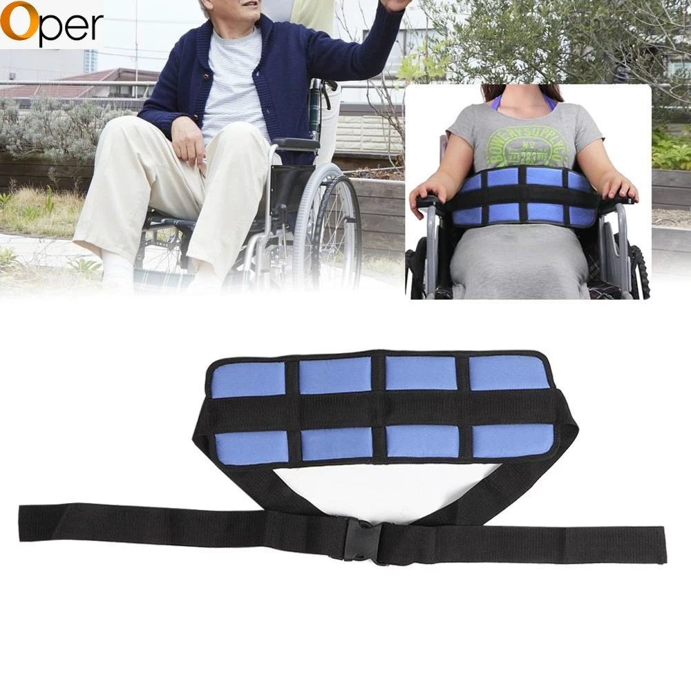 

2Type Medical Fixation Strap Wheelchair Footrest Leg Belt Seat Strap Safety Adjustable Waist Belt for Patient Elderly Health Car