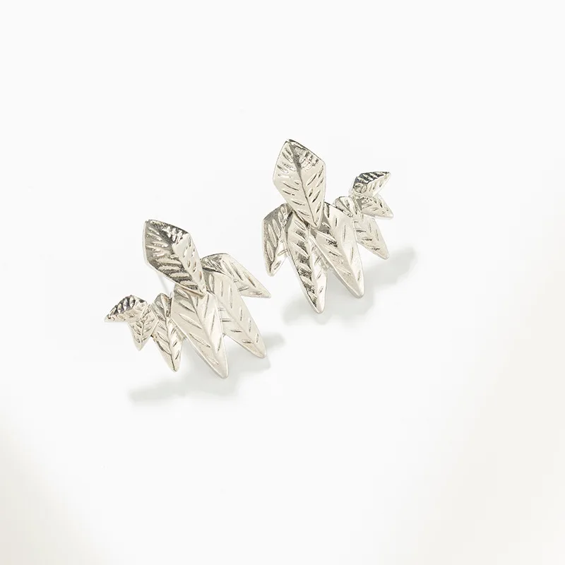 Европа и США личности простой сплав листья креативная мода дикие уличные ритм