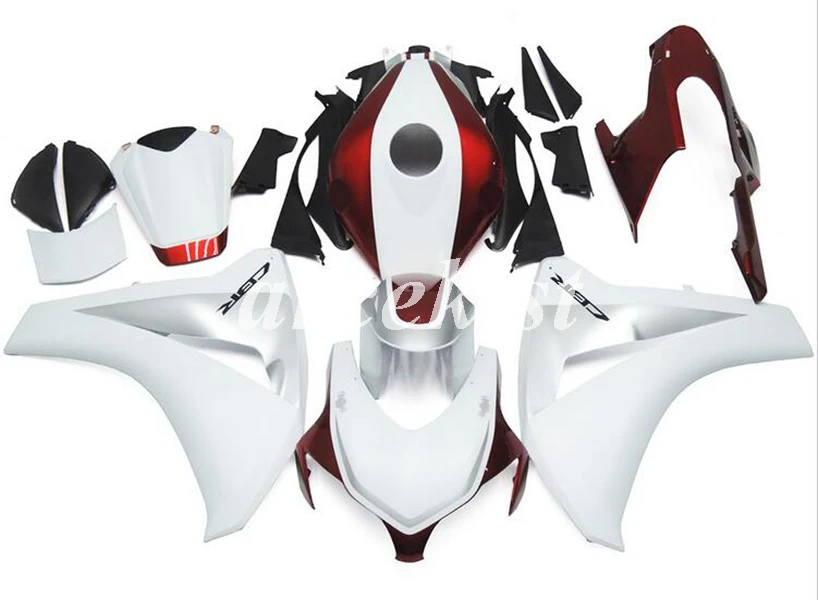 ABS инжектор мотоцикл обтекатели комплект Подходит для Honda CBR1000RR CBR1000 2008 2009 2010 2011 08 09 10 11 Кузов Набор белый красный