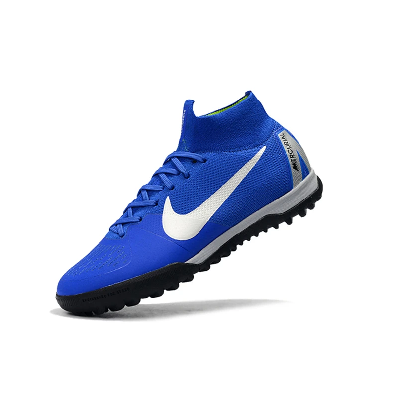 Nike Mercurial SuperflyX VI 360 Elite TF футбольные бутсы Euphoria Pack кроссовки мужские синие бутсы