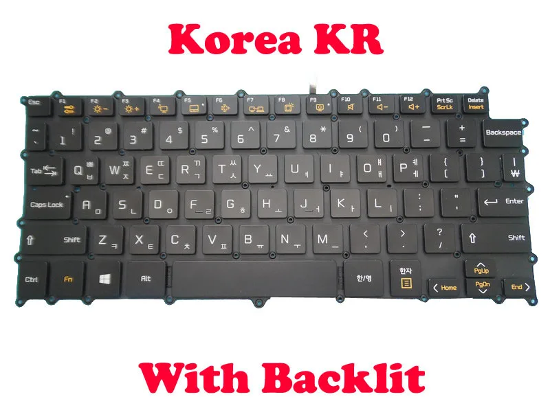 KR Keyboard For LG 14Z90N 14Z90N-N.AAS7U1 14Z90N-VR50K 14Z90N-V.AP52A2 AA78B 14Z90N-V.AR53B AR53A8 AR53Y 14Z90N-V.AR55B wifi keyboard for pc