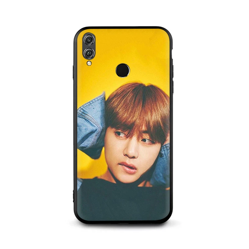 B3 Корейский KPOP хип-хоп V Kim Tae-hyung TPU Мягкий силиконовый чехол для huawei Honor 8 9 10 Lite 6A 7A 7X 8X 8C 9X Pro view 20 Pro - Цвет: B3