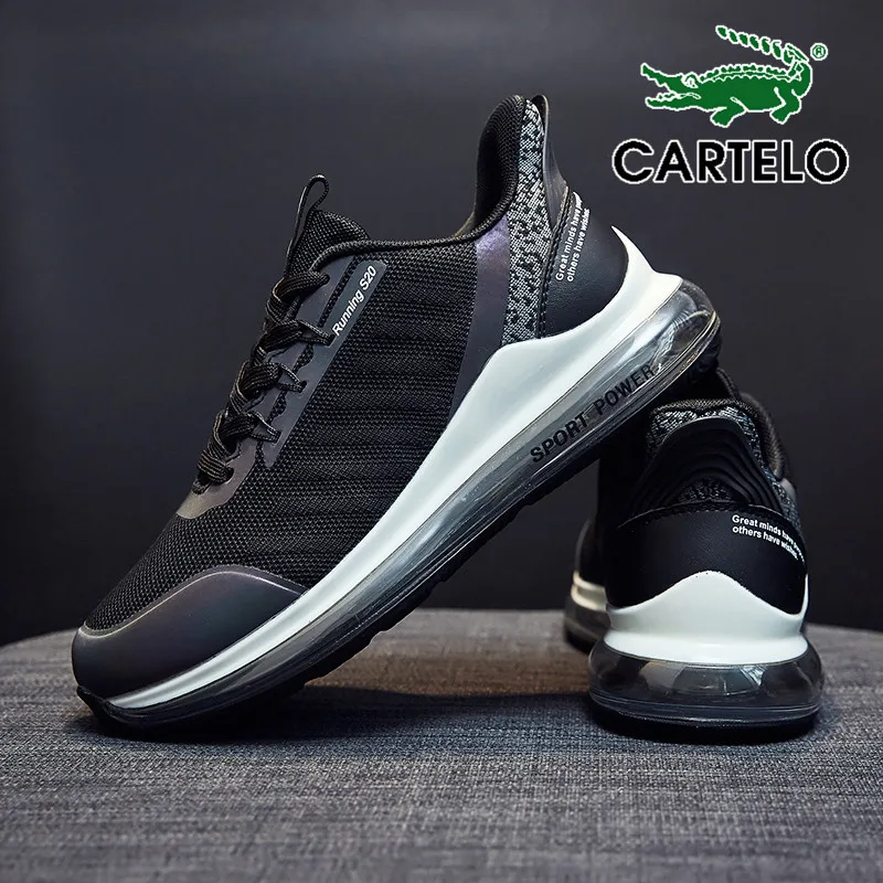 Professional Air Cushion Mesh Breathable Running Shoes Army Green Spring Autumn Walking Shoes Men Women Sneakers Size 36-44
