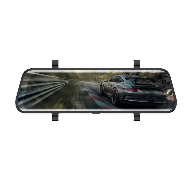 1" Автомобильный видеорегистратор с двумя объективами HD 1080P 16G, зеркало заднего вида, видеорегистратор, видеорегистратор 170 °