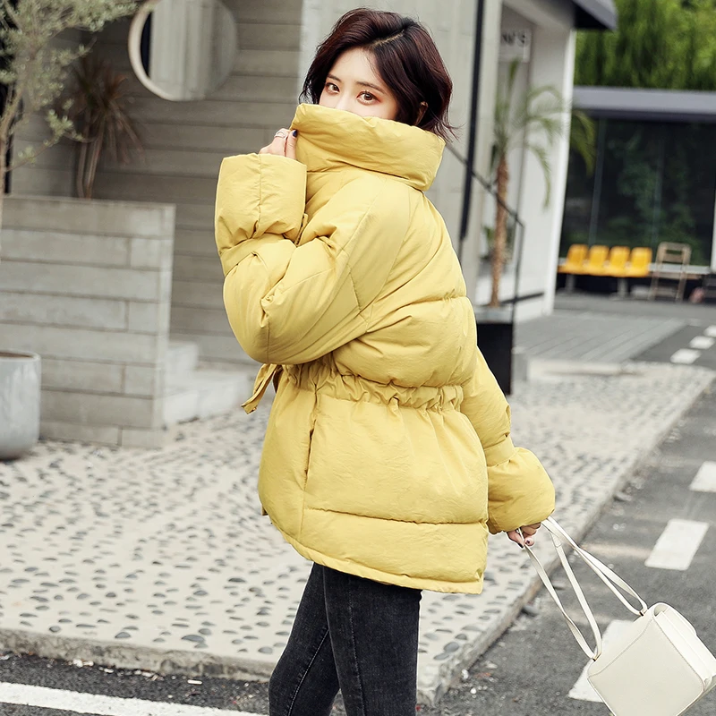 Fitaylor женские зимние хлопковые парки теплые короткие хлебные куртки толщина