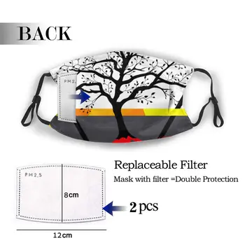 

protective mask with filter Blood Of Tyrants anti dust PM2.5 reuse adult teen child girl