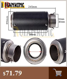Для поездок на мотоцикле DUCATI MONSTER 696 796 796 848 CB500 CB600 CB750 CB900 CB1000 CB1300 CB190R ATV мотоцикл выхлопной изменить трубы с глушитель выхлопных газов