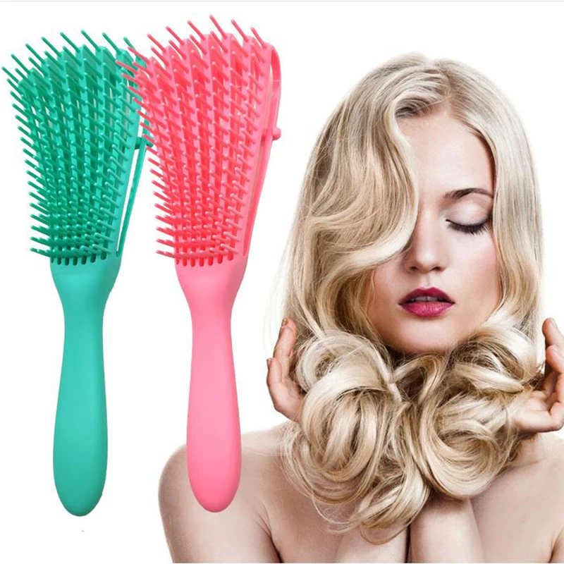 

Hair Detangling BrushCurling Hair Brush Comb Hair Scalp Massage Comb Salon Styling Hairdressing Tools