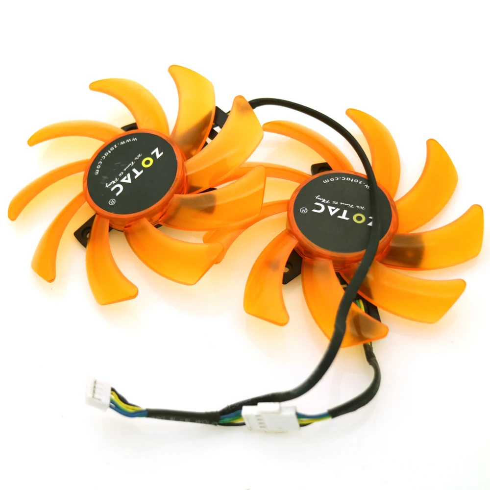2 шт./лот FD7010H12S 12 В 0.35A 4Pin 85 мм VGA вентилятор для ZOTAC GTX760 GTX770 GTX770-2GD5 HA видеокарта вентилятор охлаждения