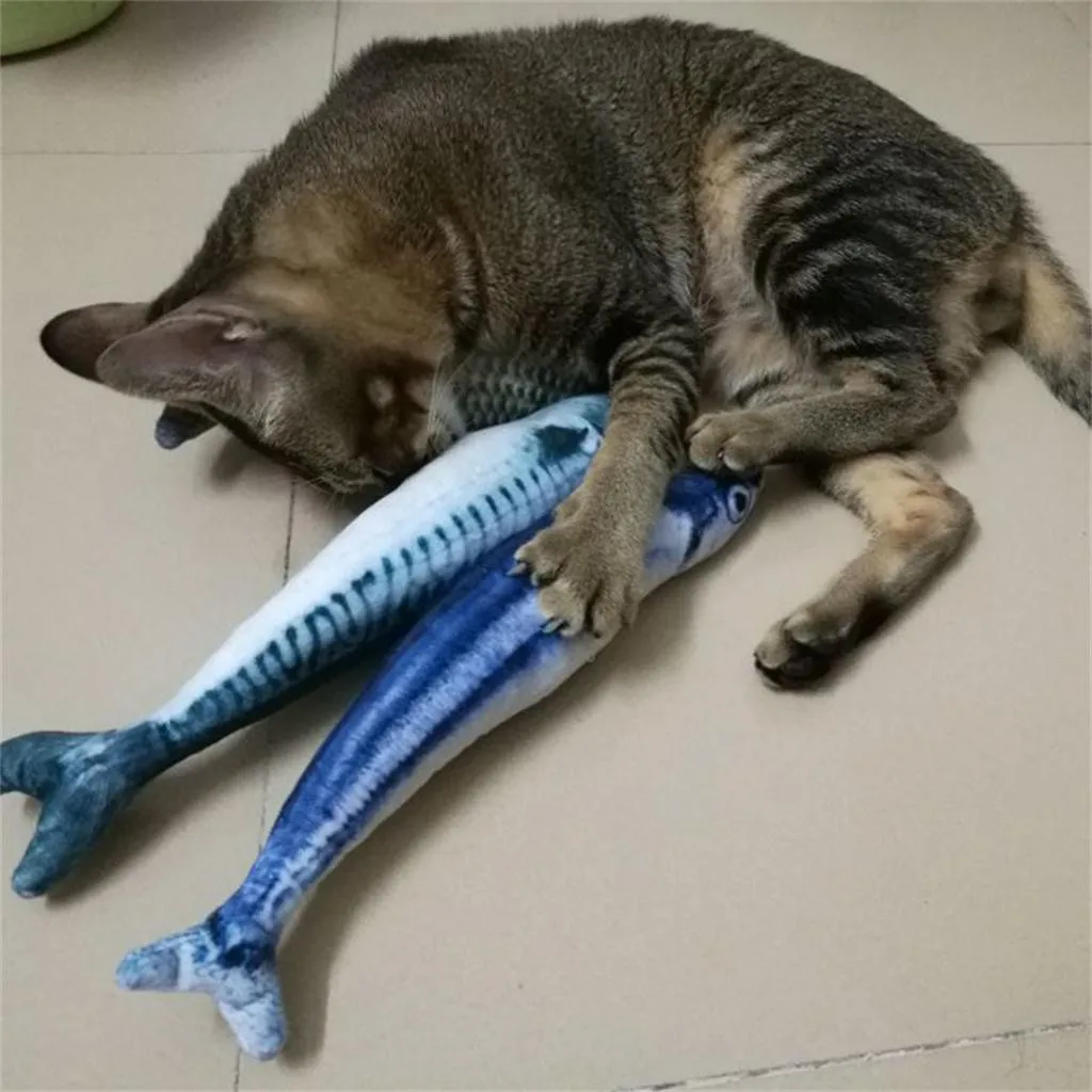 Интерактивная игрушка для кошек, кошек, домашних животных, чистка зубов, здоровая Жевательная многоразовая игрушка для рыб, игрушка для кошек, Интерактивная игрушка для домашних животных, товары для кошек