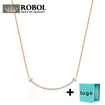 

Xl tfx rllen sterling silver rose gold and diamonds big smile gem necklace is perfect for free delivery of ladies party accessor