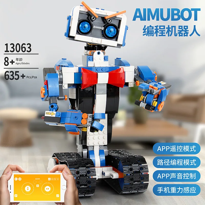 MOULD KING Idea Intelligent Programming Remote Control Robot Boost Kids Model Building Bricks Blocks Educational Toys | Игрушки и хобби