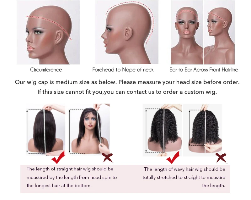 Apliques com cabelo humano