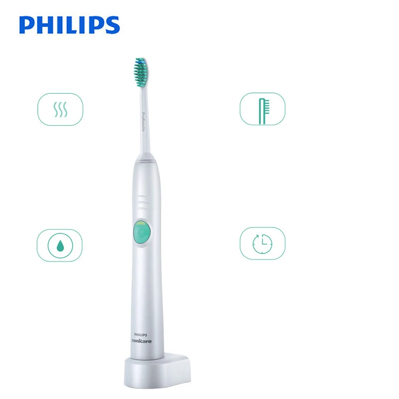 Philips электрическая зубная щетка Sonicare HX6511 с 31000 Beats/Minute 110-220V с умным переключением индикатор батареи для взрослых