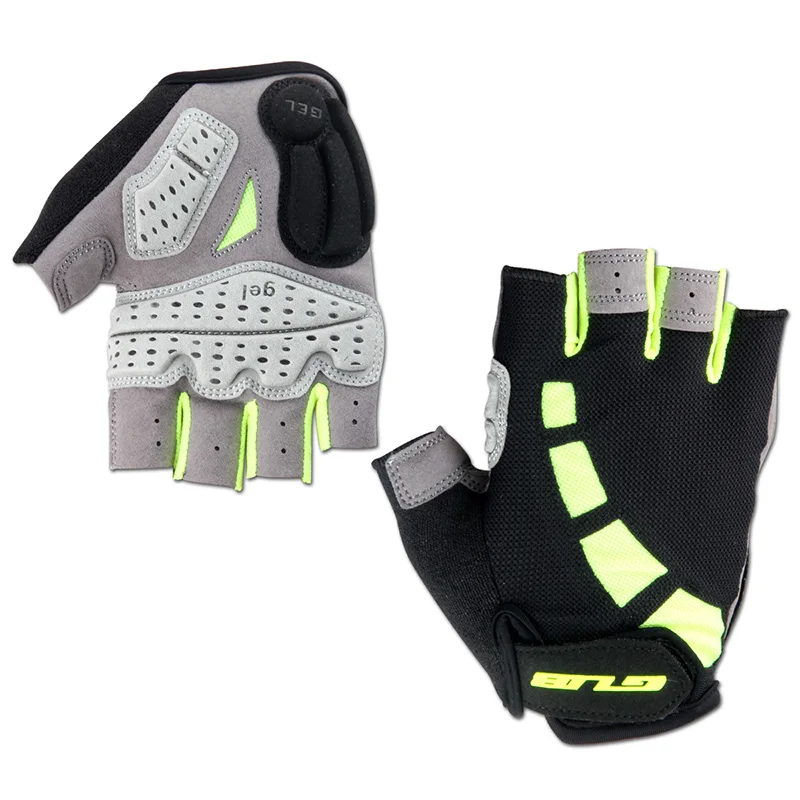 GUB 2098 Soft Breathable Cycling Gloves Gel Padding Bike Washable Half