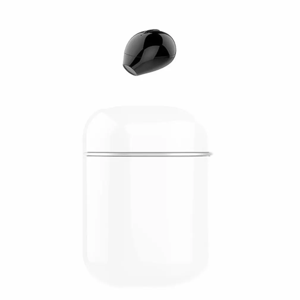 X20 Ultra Mini Wireless Single Earphone Small Wireless 4 Hours Music Play Button Control Earbud With Charge Case