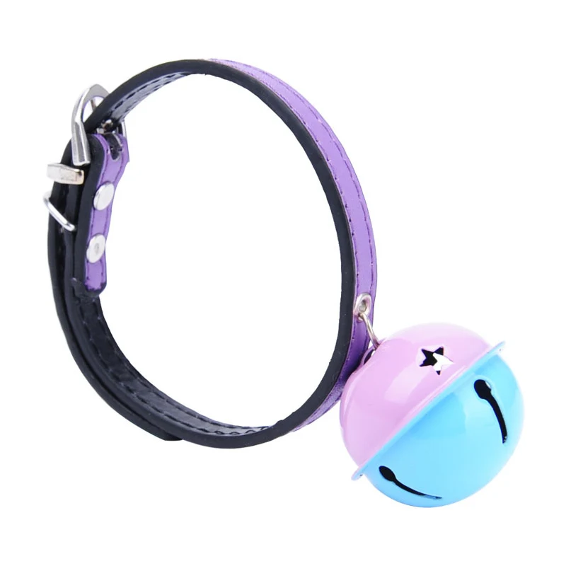purple S Карамельный цвет Регулируемая мода многоцветный ошейник собака котенок Собака Кошка Животное - Цвет: purple S
