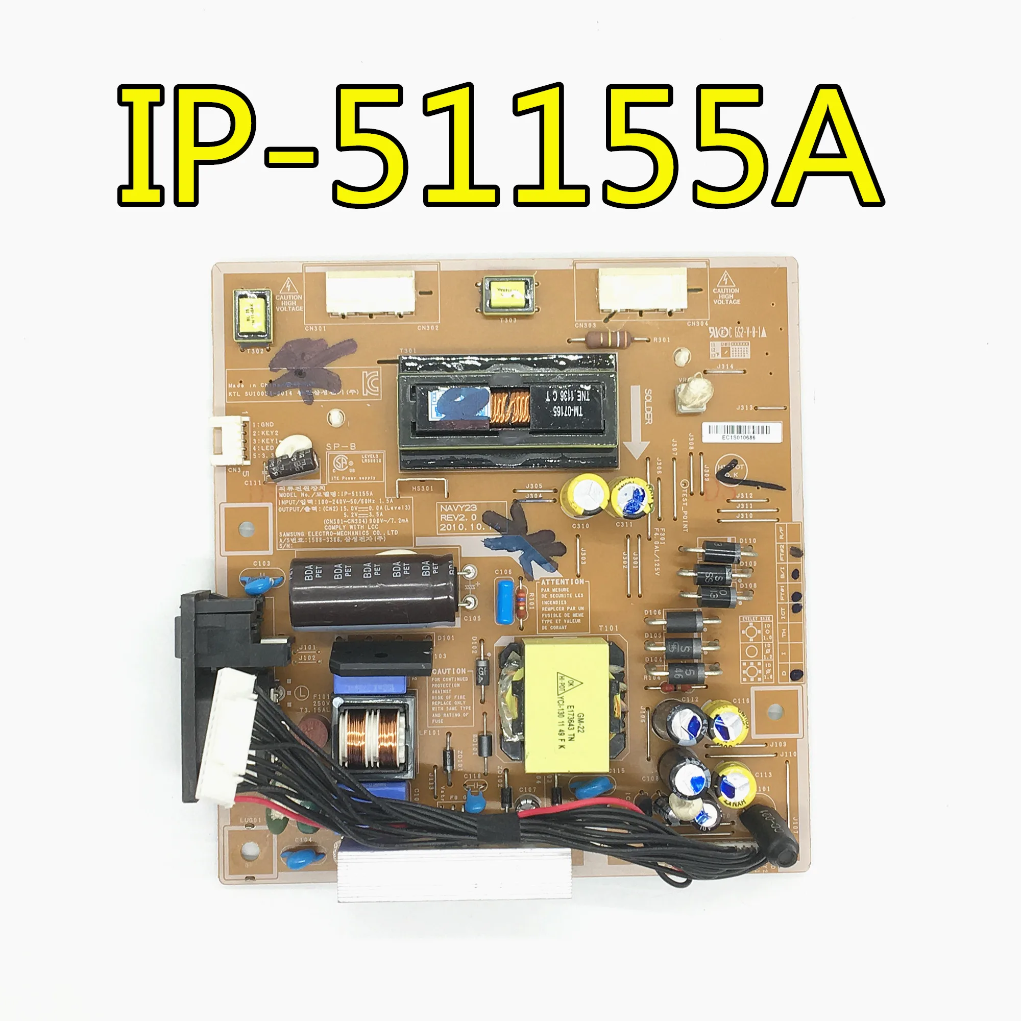 Для samgsung F2380 NV23WS плата питания SMMD230 IP-51155A отправлена сменная плата отличается от продажи фото