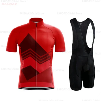 

2020 New Men's Quick-drying and Breathable Cycling Jersey Set In Summer mans short sleeve bicycle suit Ropa Ciclismo Maillot