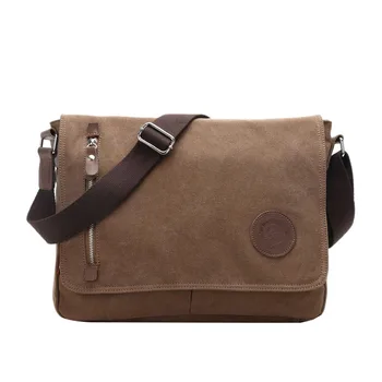 

Canvas Bag Men's Shoulder Bag Crossbody Bag Casual Retro Messenger Travel Bag