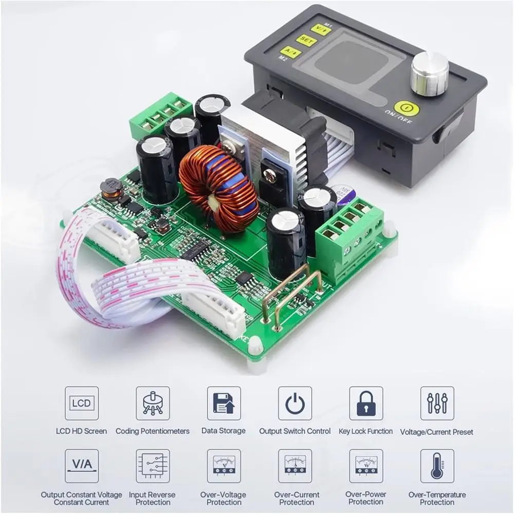 DPS3003 DPS3012 Constant Voltage Current Step-down Programmable Power Supply Module Buck Voltage Converter LCD Voltmeter 32V