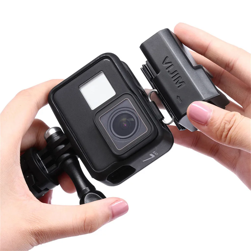 Держатель микрофона держатель быстросъемный Адаптер для Gopro 7/6/5 клетки Холодный башмак комплектующие для спортивной камеры#815