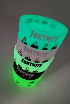 

Luminous Silicone Child Bracelet Fortnite Wristband Rubber Adult Fortress Night Men Bracelet Model Pattern Kid Birthday Toy Gift
