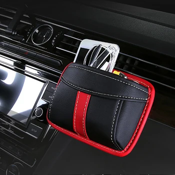 

Multifunction Car Storage Box Car Pouch Bags Collecting Bag For Cards Mobile Phone Sticky Bag Car Organizer Interior Accessories