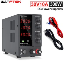 Wanptek – alimentation électrique de laboratoire régulée, DC 60V, 5a, 30V, 10a, régulateur de tension réglable, alimentation à découpage