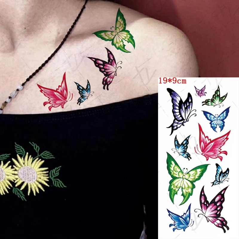 Discover 83+ butterfly chest tattoos for women super hot in.eteachers
